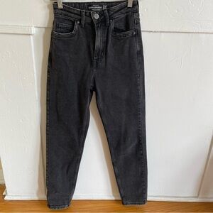 Stradivarius Women’s Black High Waisted Denim Jeans